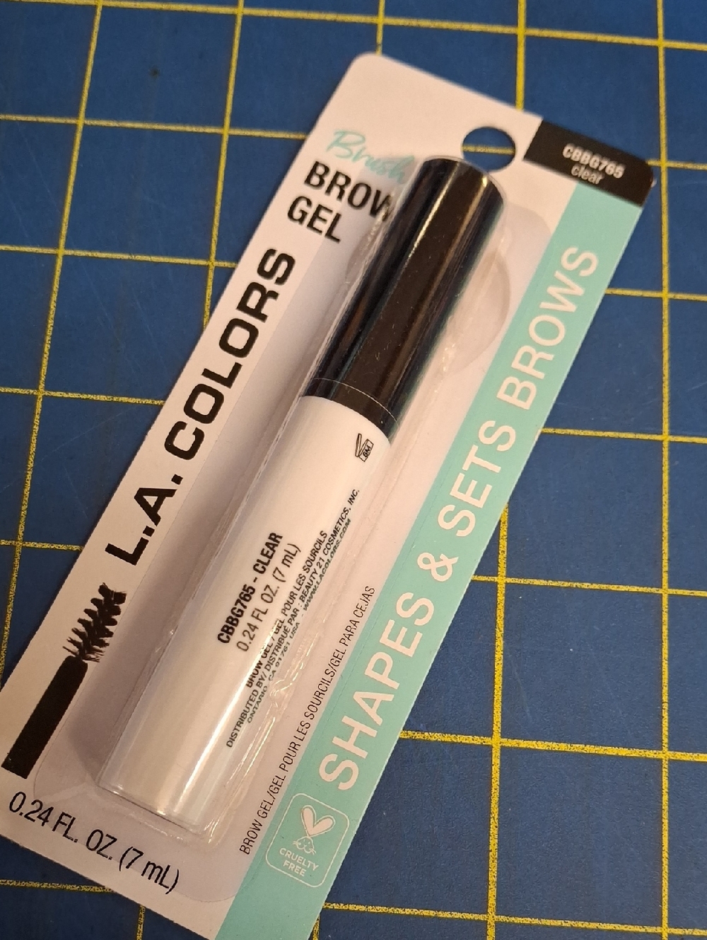 L.A. Colors Clear Brow Gel CBBH765 Clear New Sealed Package